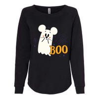 Mickey Mouse Cute Little Ghost Boo Halloween Womens California Wash Sweatshirt