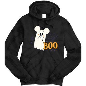 Mickey Mouse Cute Little Ghost Boo Halloween Tie Dye Hoodie