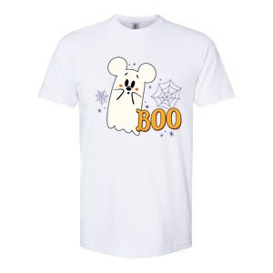 Mickey Mouse Cute Little Ghost Boo Halloween Softstyle CVC T-Shirt