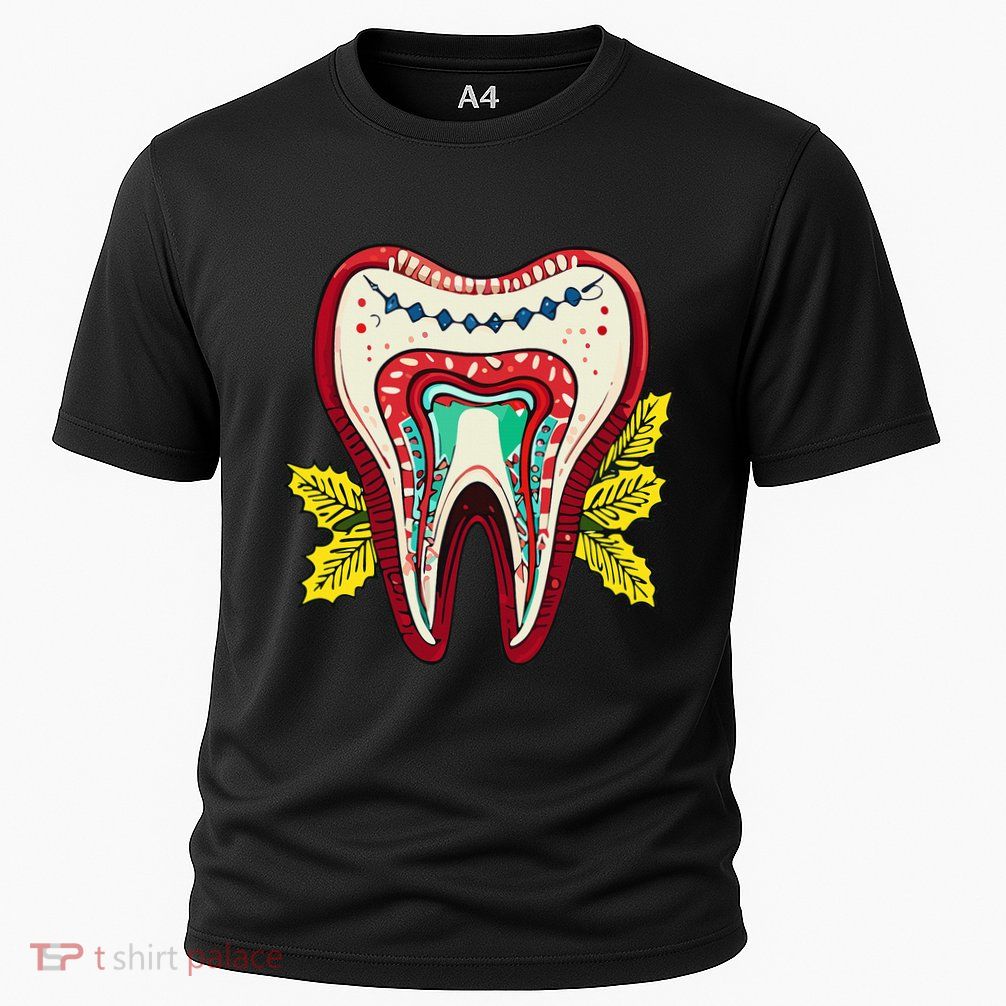 Merry Molar Christmas Dentist & Dental Lover's  Performance Shirt