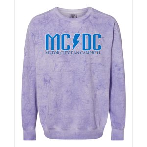 MCDC Motor City Dan Campbell Funny Football Colorblast Crewneck Sweatshirt