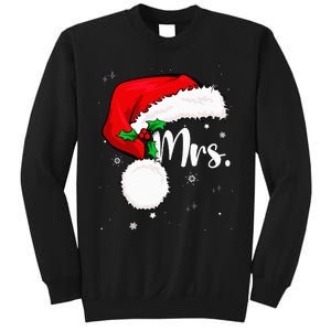 Mr Mrs Claus Christmas Couples Matching His And Her Pajamas Sweatshirt