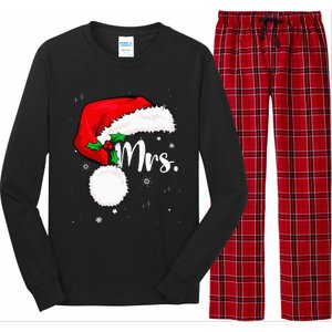 Mr Mrs Claus Christmas Couples Matching His And Her Pajamas Long Sleeve Pajama Set