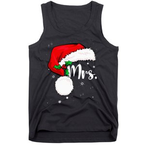 Mr Mrs Claus Christmas Couples Matching His And Her Pajamas Tank Top