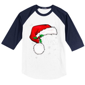 Mr Mrs Claus Christmas Couples Matching His And Her Pajamas Baseball Sleeve Shirt