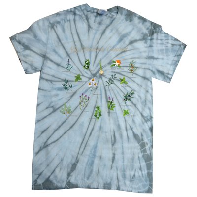 My Medicine Cabinet Natural Healing Plants Medicinal Herbs Tie-Dye T-Shirt