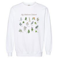 My Medicine Cabinet Natural Healing Plants Medicinal Herbs Garment-Dyed Sweatshirt