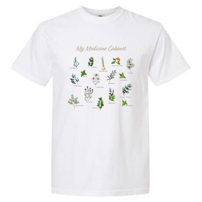 My Medicine Cabinet Natural Healing Plants Medicinal Herbs Garment-Dyed Heavyweight T-Shirt