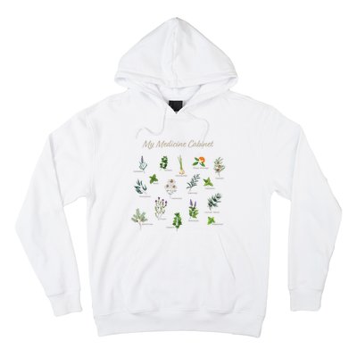 My Medicine Cabinet Natural Healing Plants Medicinal Herbs Hoodie