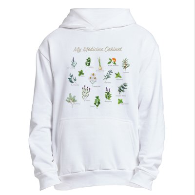 My Medicine Cabinet Natural Healing Plants Medicinal Herbs Urban Pullover Hoodie