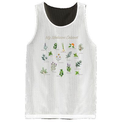 My Medicine Cabinet Natural Healing Plants Medicinal Herbs Mesh Reversible Basketball Jersey Tank