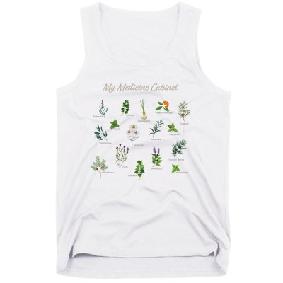 My Medicine Cabinet Natural Healing Plants Medicinal Herbs Tank Top