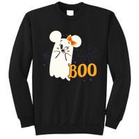 Minnie Mouse Cute Little Ghost Boo Halloween Sweatshirt