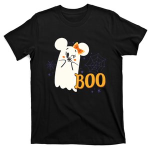 Minnie Mouse Cute Little Ghost Boo Halloween T-Shirt