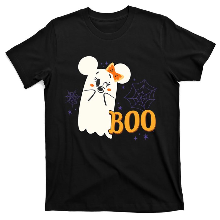 Minnie Mouse Cute Little Ghost Boo Halloween T-Shirt