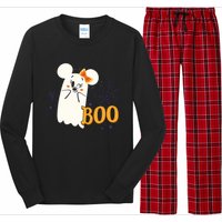 Minnie Mouse Cute Little Ghost Boo Halloween Long Sleeve Pajama Set