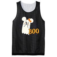 Minnie Mouse Cute Little Ghost Boo Halloween Mesh Reversible Basketball Jersey Tank