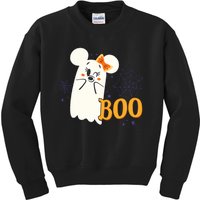 Minnie Mouse Cute Little Ghost Boo Halloween Kids Sweatshirt