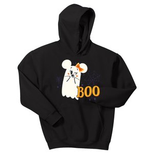 Minnie Mouse Cute Little Ghost Boo Halloween Kids Hoodie