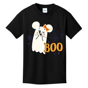 Minnie Mouse Cute Little Ghost Boo Halloween Kids T-Shirt