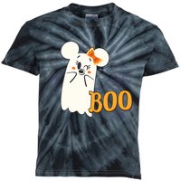 Minnie Mouse Cute Little Ghost Boo Halloween Kids Tie-Dye T-Shirt