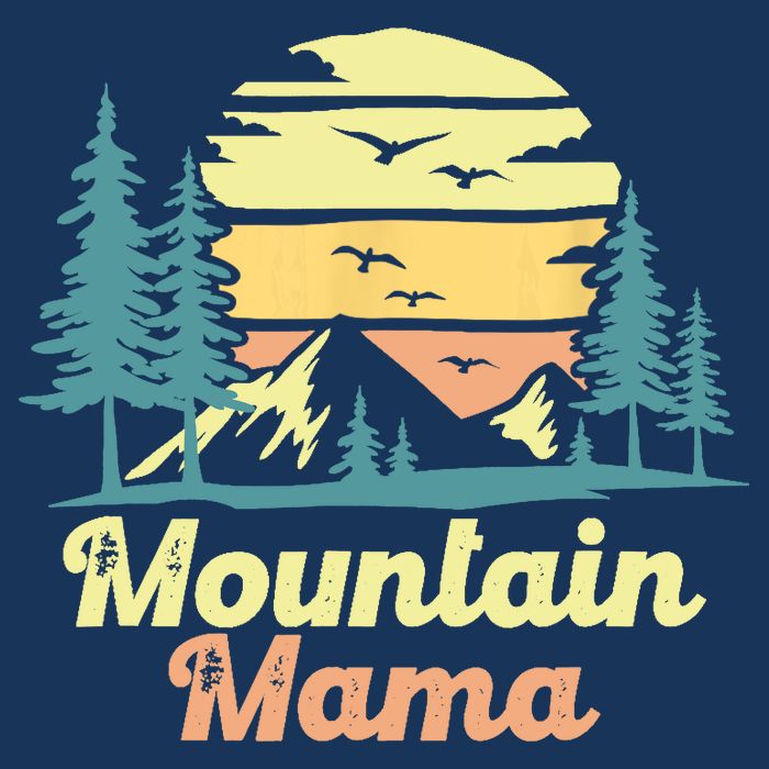 Mountain Mama Camping Hiking Mom Adventure Mothers Day Beanie