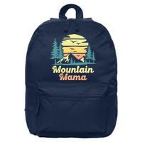 Mountain Mama Camping Hiking Mom Adventure Mothers Day 16 in Basic Backpack