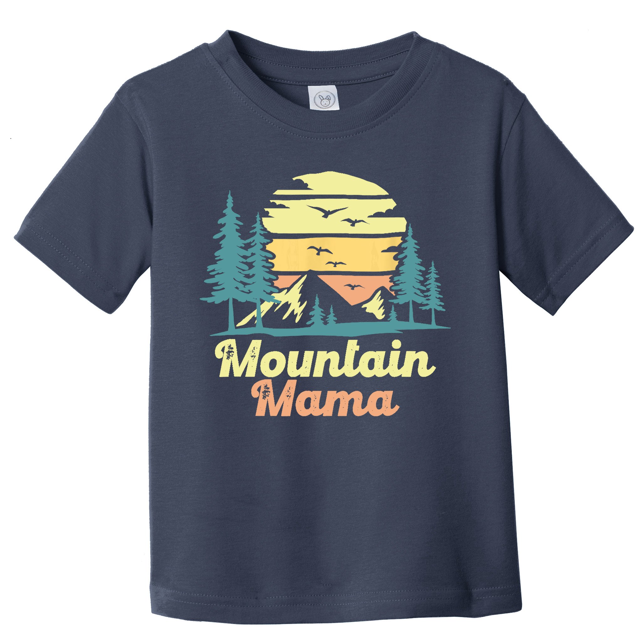 Mountain Mama Camping Hiking Mom Adventure Mothers Day Toddler T-Shirt