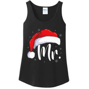 Mr Mrs Claus Christmas Couples Matching His And Her Pajamas Ladies Essential Tank