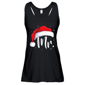 Mr Mrs Claus Christmas Couples Matching His And Her Pajamas Ladies Essential Flowy Tank