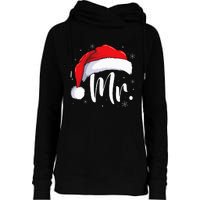 Mr Mrs Claus Christmas Couples Matching His And Her Pajamas Womens Funnel Neck Pullover Hood