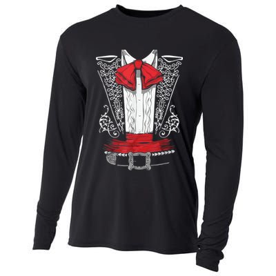 Mexican Mariachi Costume Cinco De Mayo Cooling Performance Long Sleeve Crew