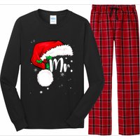 Mr Mrs Claus Christmas Couples Matching His And Her Pajamas Long Sleeve Pajama Set