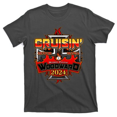 Motor Mania Cruisin Woodward 2024 Detroit To Pontiac T-Shirt