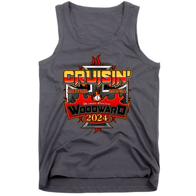 Motor Mania Cruisin Woodward 2024 Detroit To Pontiac Tank Top