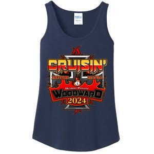 Motor Mania Cruisin Woodward 2024 Detroit To Pontiac Ladies Essential Tank