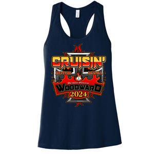 Motor Mania Cruisin Woodward 2024 Detroit To Pontiac Women's Racerback Tank