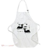 Midcentury Mid Century Cat Retro Atomic Age Space Modern Apron