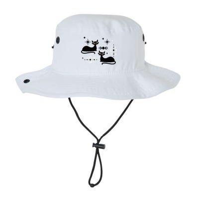 Midcentury Mid Century Cat Retro Atomic Age Space Modern Bucket Hat