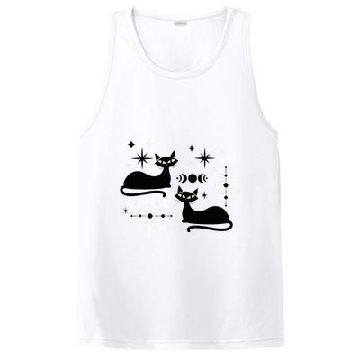 Midcentury Mid Century Cat Retro Atomic Age Space Modern PosiCharge Competitor Tank