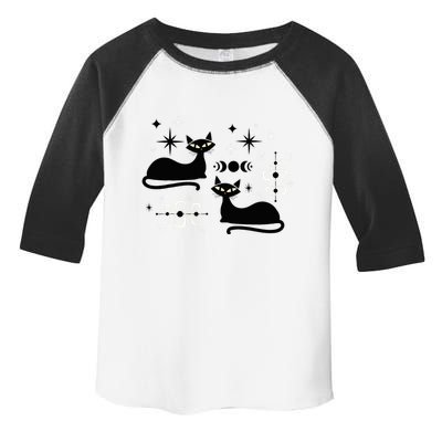 Midcentury Mid Century Cat Retro Atomic Age Space Modern Toddler Fine Jersey T-Shirt