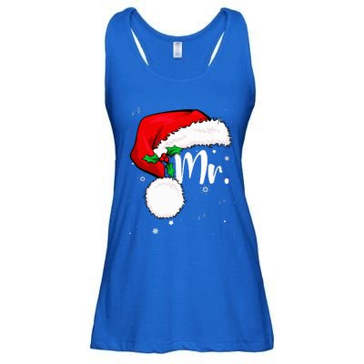 Mr Mrs Claus Christmas Couples Matching His And Her Pajamas Ladies Essential Flowy Tank