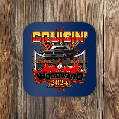 Motor Mania Cruisin Woodward 2024 Detroit To Pontiac Muscle Car Coaster