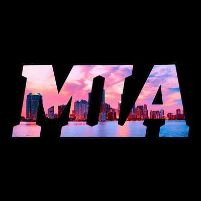 Mia Miami City Skyline Of Miami Beach Florida T-Shirt