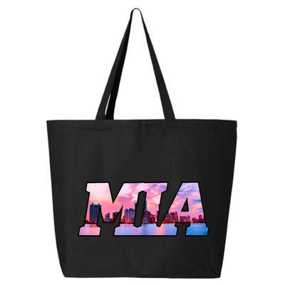 Mia Miami City Skyline Of Miami Beach Florida 25L Jumbo Tote