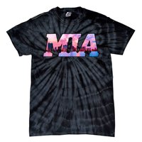 Mia Miami City Skyline Of Miami Beach Florida Tie-Dye T-Shirt