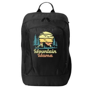 Mountain Mama Camping Hiking Mom Adventure Mothers Day City Backpack