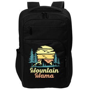 Mountain Mama Camping Hiking Mom Adventure Mothers Day Impact Tech Backpack