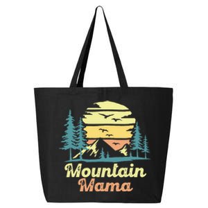 Mountain Mama Camping Hiking Mom Adventure Mothers Day 25L Jumbo Tote