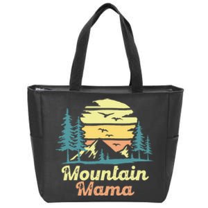 Mountain Mama Camping Hiking Mom Adventure Mothers Day Zip Tote Bag